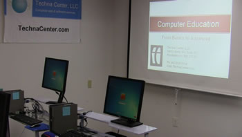 Computer training at Techna Center, LLC